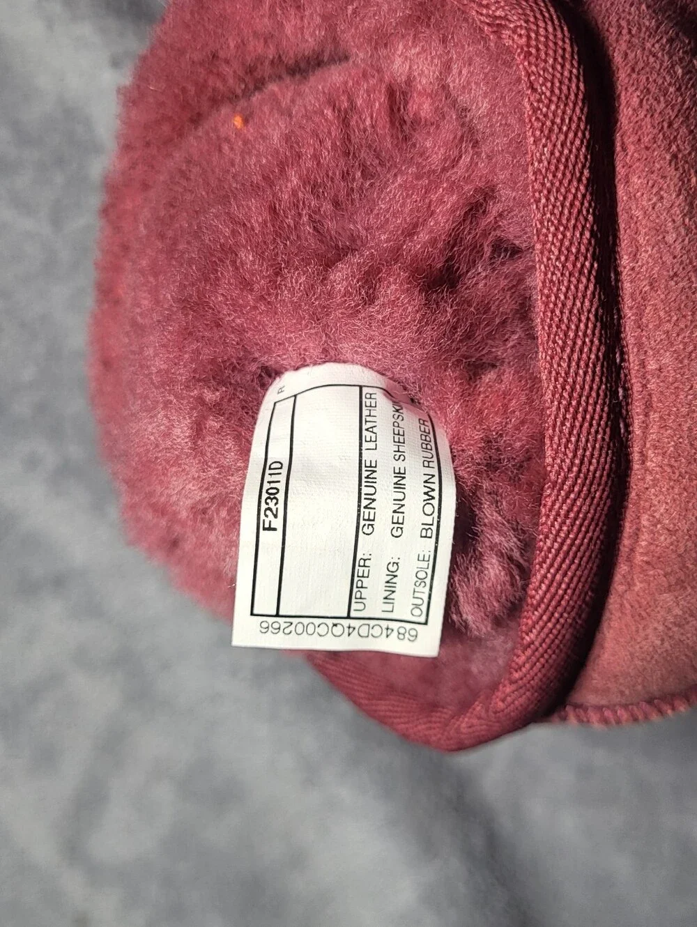 UGG Australia 5825 Pink Sheepskin Lined Mid-Calf Pull On Boots US 5 EU 36